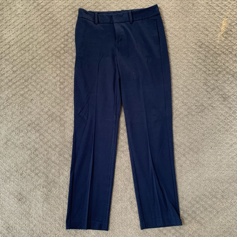 Womens Navy Blue Dress Pants Size 8
